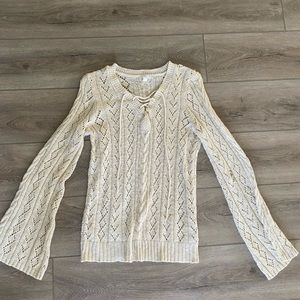 Lacey Sweater with Bell Arms size L